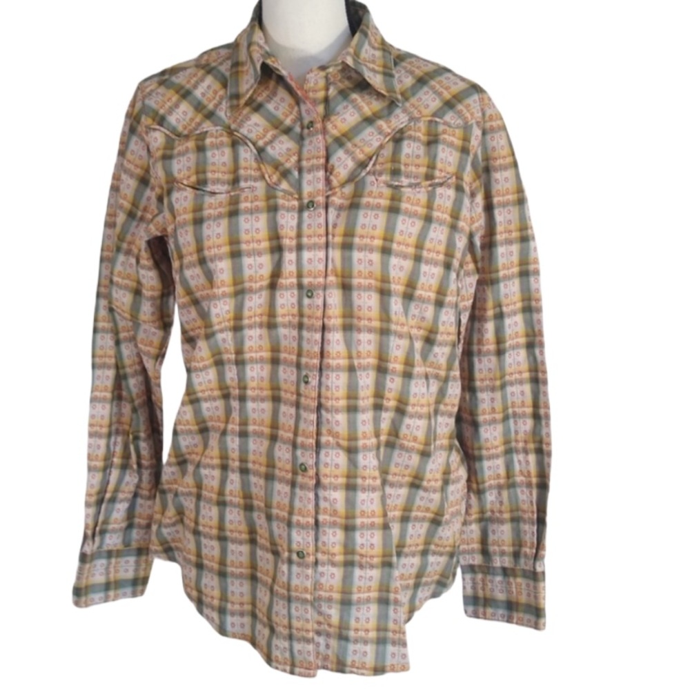 Wrangler snap front western shirt